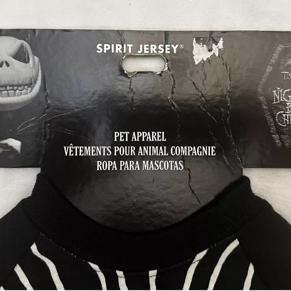 Disney Parks Jack and Zero Spirit Jersey for Pets Outfit Size XS New - Picture 6 of 9
